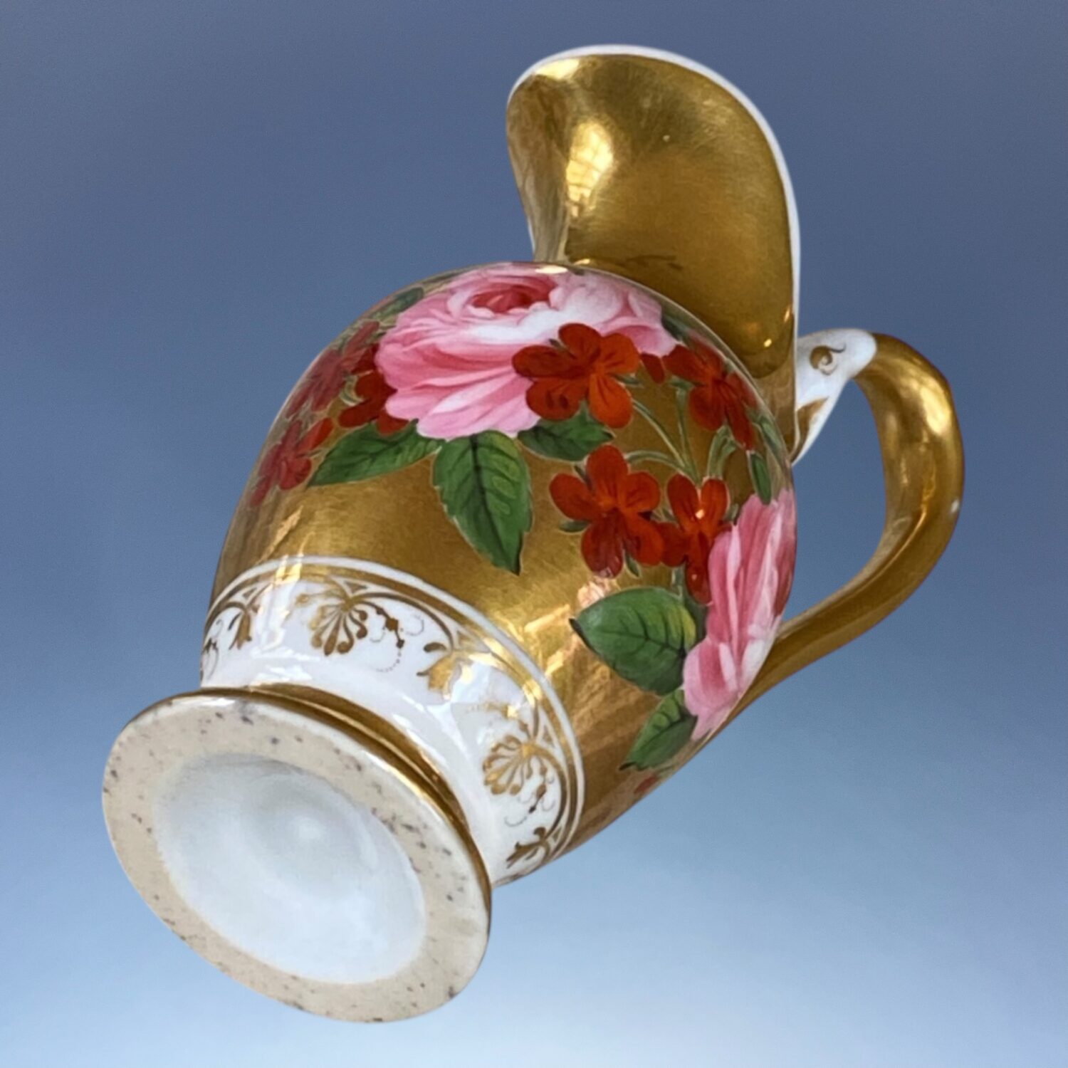 Chamberlain's Worcester Porcelain Toy Ewer & Basin, c1820 - Image 2