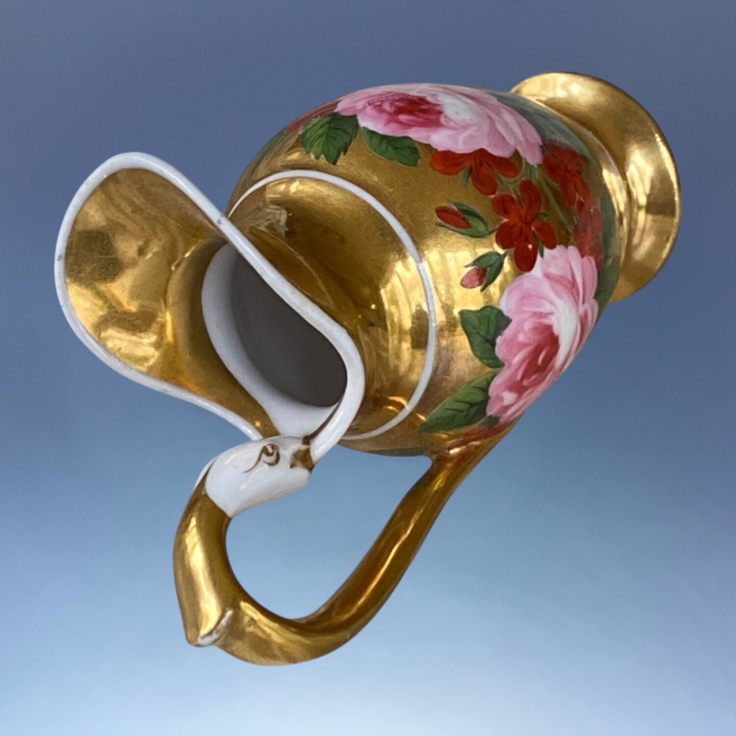 Chamberlain's Worcester Porcelain Toy Ewer & Basin, c1820 - Image 6