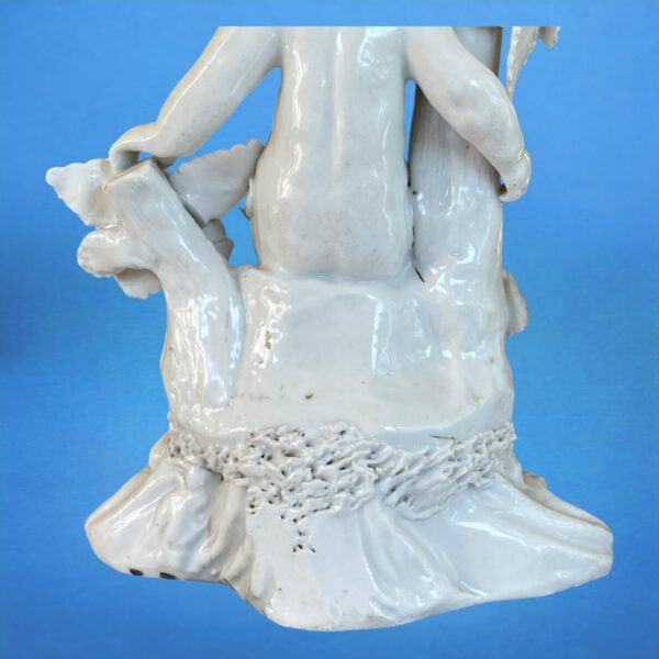 Pair of Plymouth Porcelain Figures of Putti - Image 7