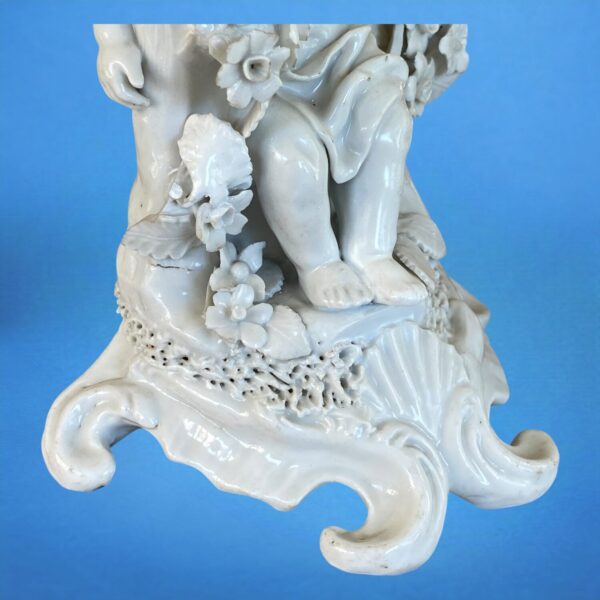 Pair of Plymouth Porcelain Figures of Putti - Image 12