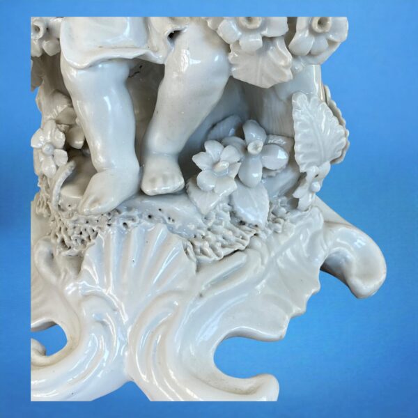 Pair of Plymouth Porcelain Figures of Putti - Image 15