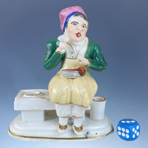(Clearance) Staffordshire Porcelain Figure of a Cobbler. - Image 6