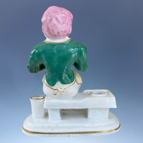 (Clearance) Staffordshire Porcelain Figure of a Cobbler. - Image 4