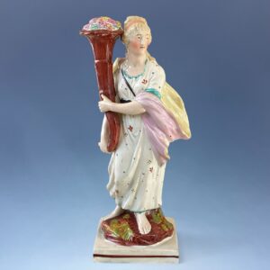 Staffordshire Pottery Figure of  'PLENTY'