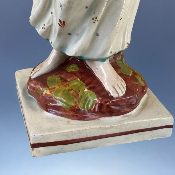 Staffordshire Pottery Figure of  'PLENTY' - Image 2