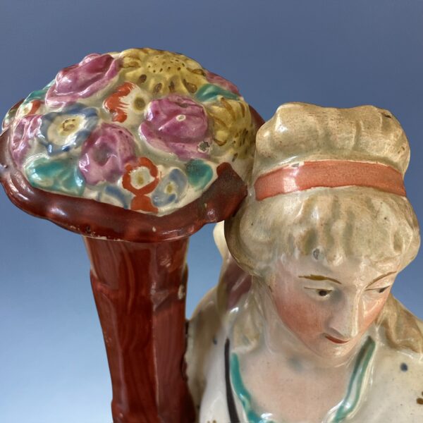 Staffordshire Pottery Figure of  'PLENTY' - Image 4