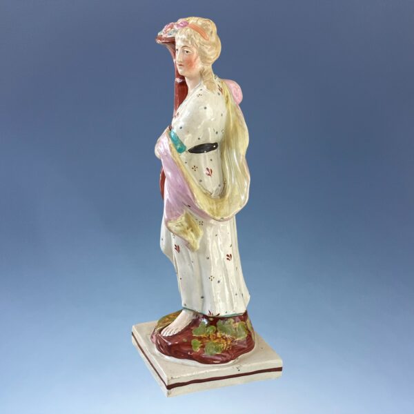 Staffordshire Pottery Figure of  'PLENTY' - Image 5