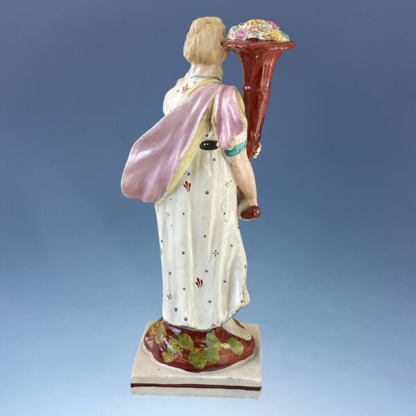Staffordshire Pottery Figure of  'PLENTY' - Image 6