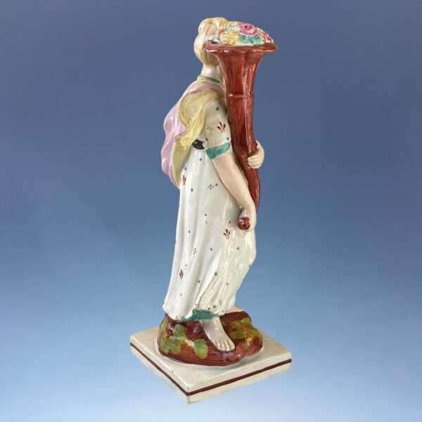 Staffordshire Pottery Figure of  'PLENTY' - Image 7