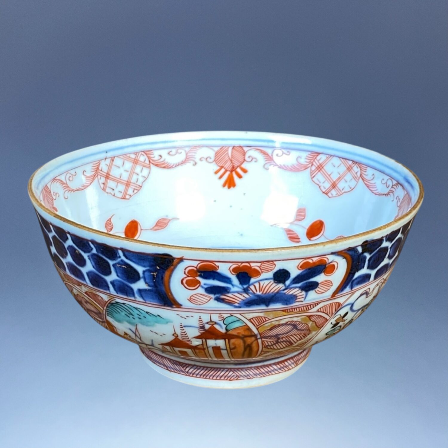 C18th Chinese Export Porcelain ‘Amsterdams Bont' Bowl - Image 2