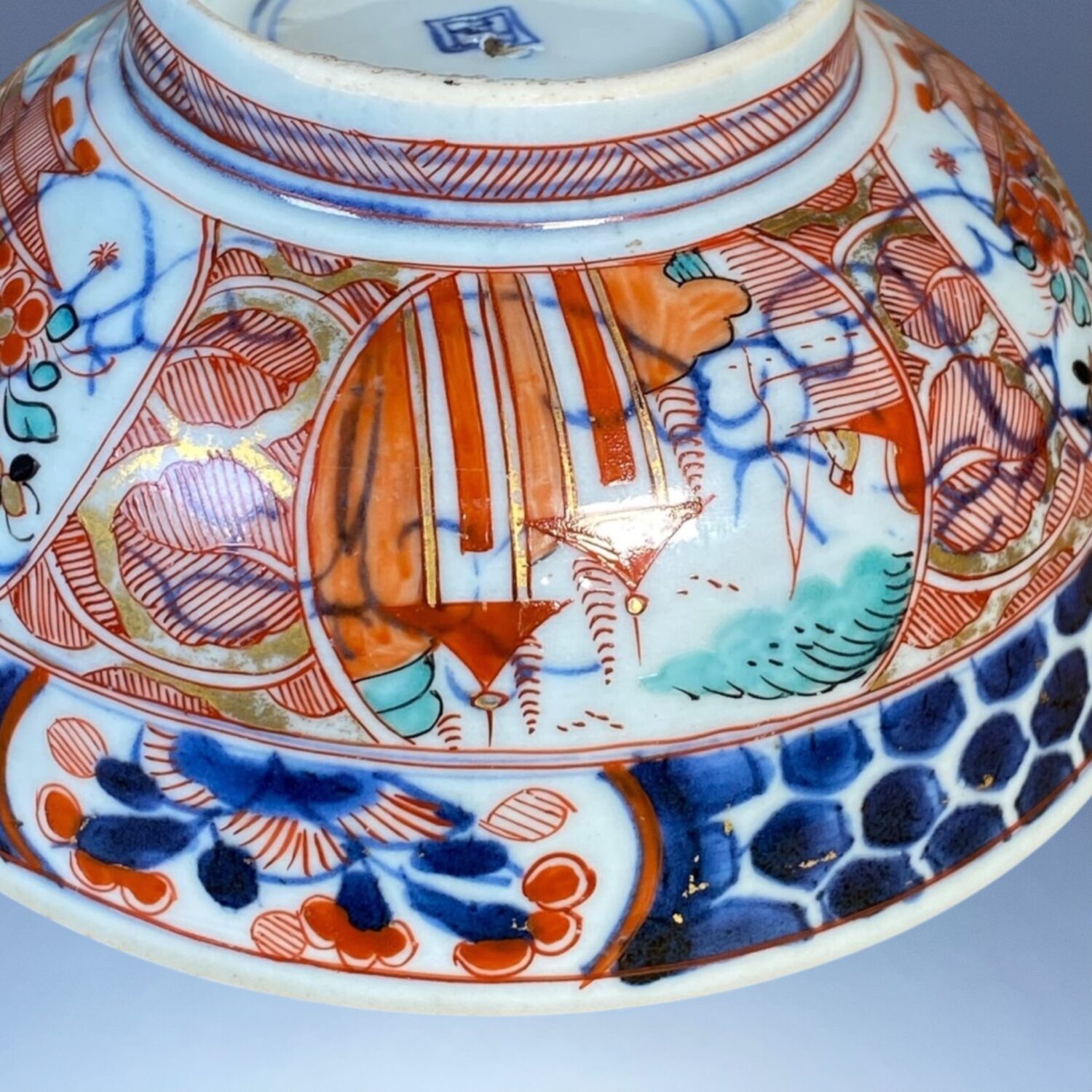 C18th Chinese Export Porcelain ‘Amsterdams Bont' Bowl - Image 6