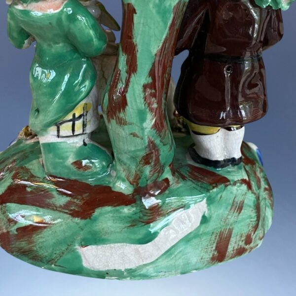 (Clearance) Late Staffordshire ‘Tenderness’ Figure Group. - Image 9