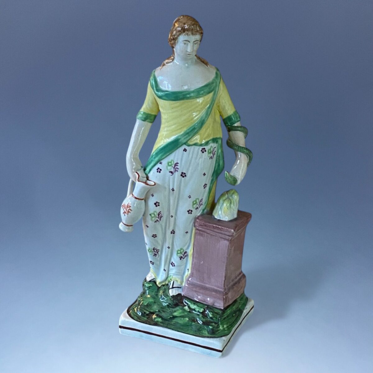 Staffordshire Pottery Figure of Hygieia (Hygeia)