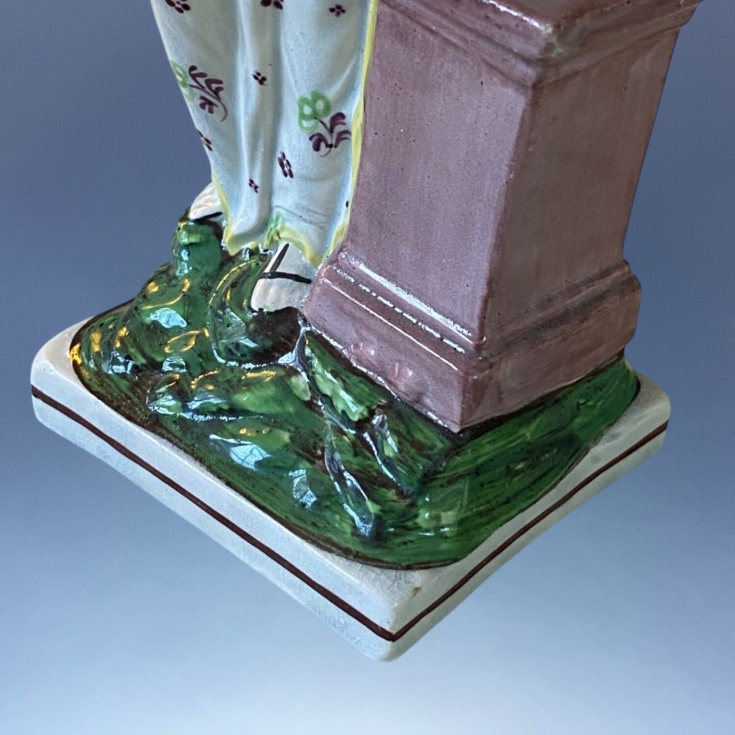 Staffordshire Pottery Figure of Hygieia (Hygeia) - Image 4