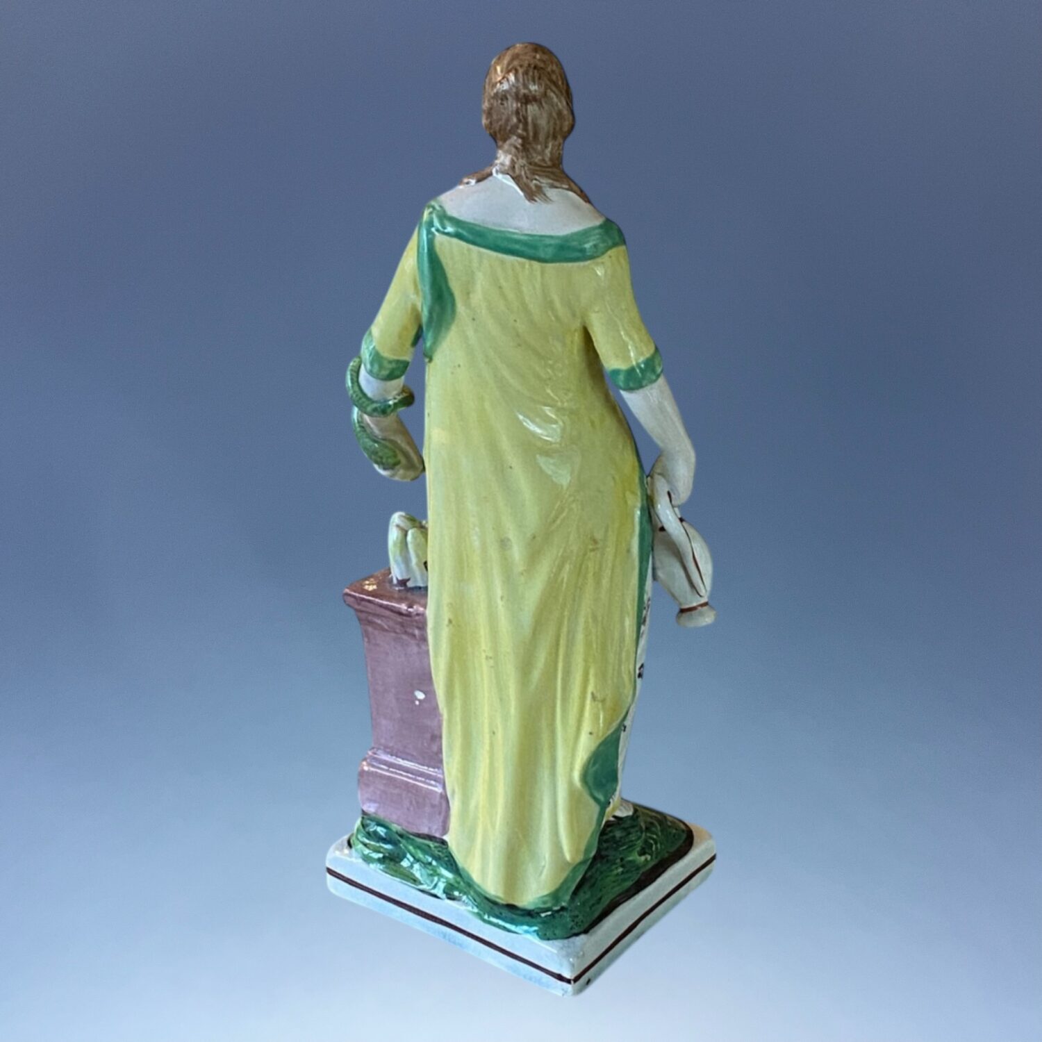 Staffordshire Pottery Figure of Hygieia (Hygeia) - Image 8