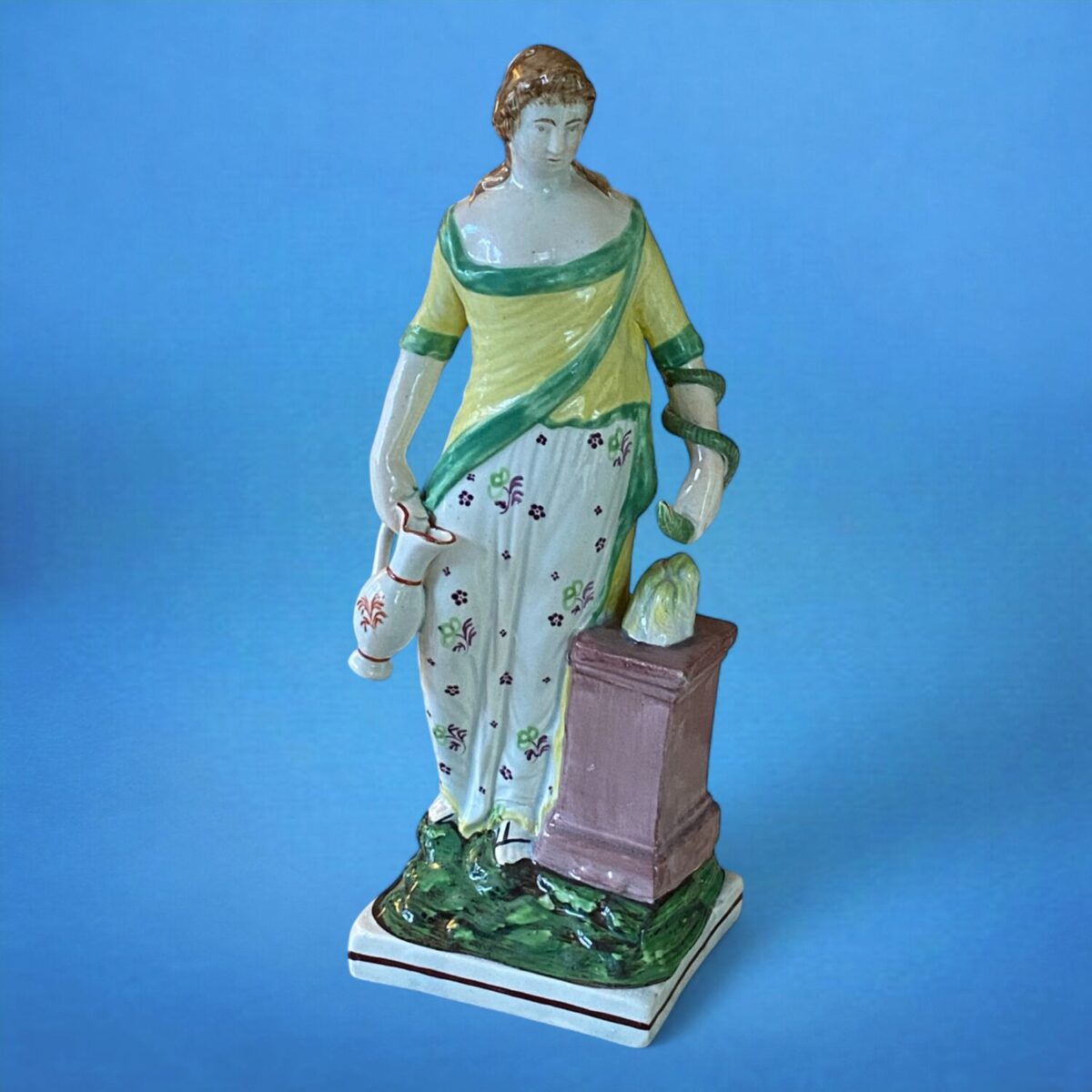 Staffordshire Pottery Figure of Hygieia (Hygeia)