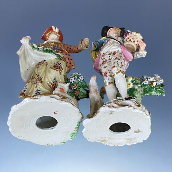 (Clearance) Pair of Derby ‘Dresden Shepherds’ for Restoration. - Image 8