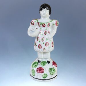 C19th Staffordshire Figure of a Girl (b)