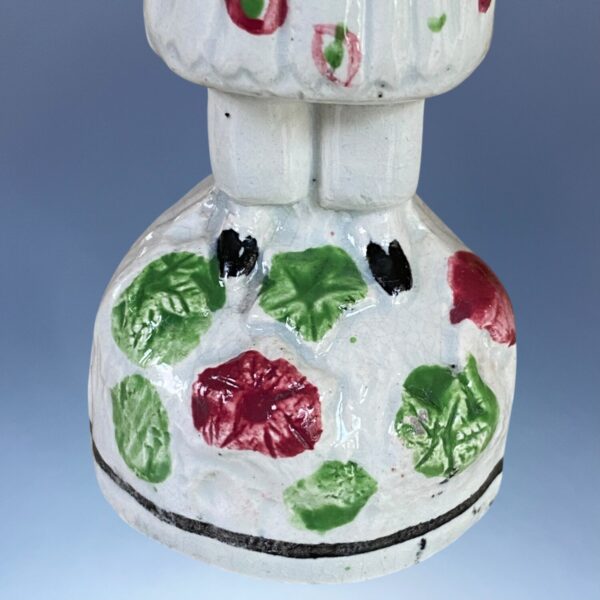 C19th Staffordshire Figure of a Girl (b) - Image 3