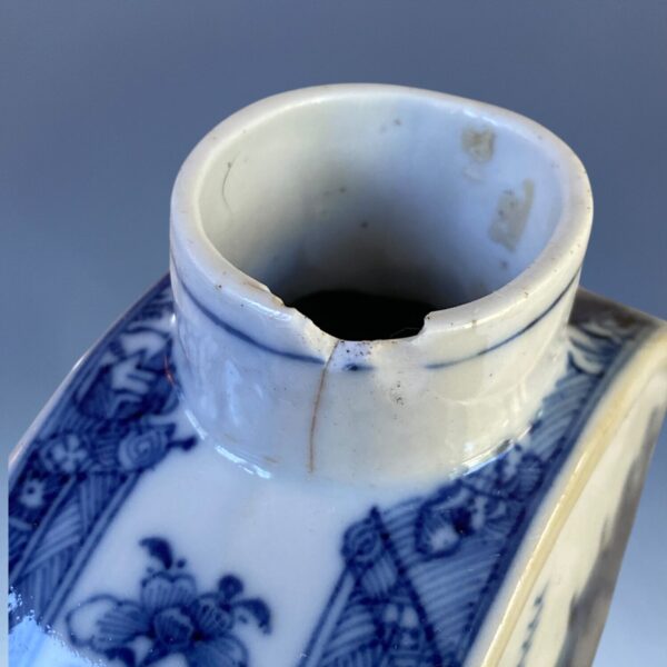 (Clearance) C18th Chinese Export Porcelain Tea Caddy - Image 5