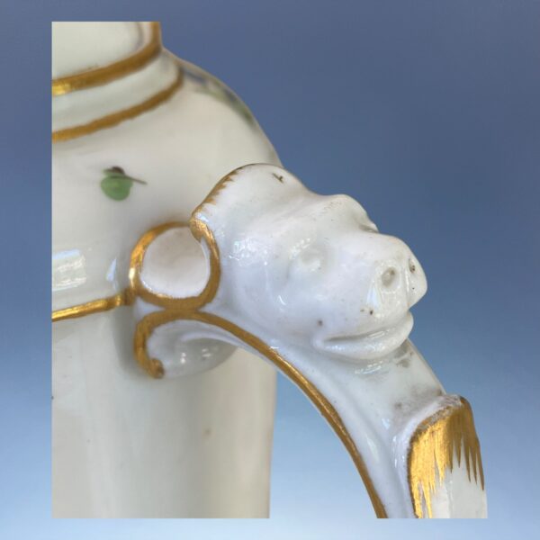 (Clearance) C18th Ludwigsburg Porcelain Teapot. - Image 6