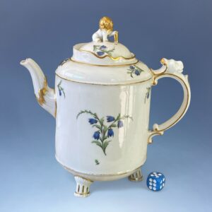 (Clearance) C18th Ludwigsburg Porcelain Teapot.
