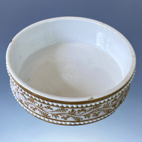 C19th English Porcelain Circular Box & Cover. - Image 8