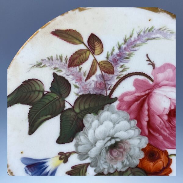 C19th English Porcelain Circular Box & Cover. - Image 10