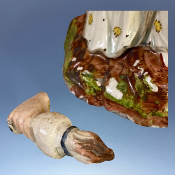 (Clearance) Scarce Staffordshire Figure - Wise Virgin… - Image 3