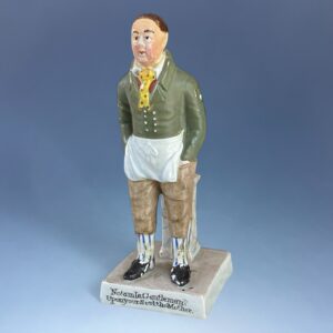 (Clearance)- Staffordshire Theatrical Figure of John Liston as Sam Swipes (af)