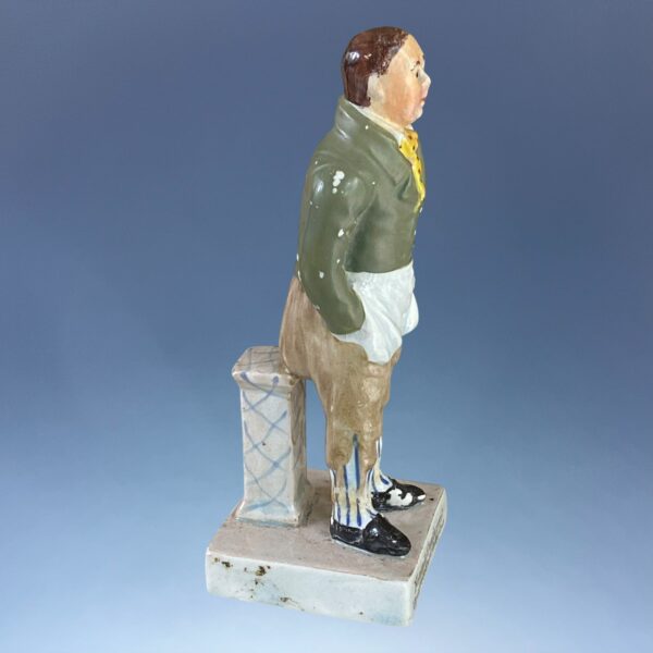 (Clearance)- Staffordshire Theatrical Figure of John Liston as Sam Swipes (af) - Image 4