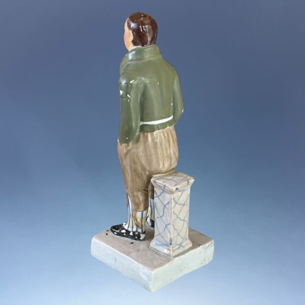 (Clearance)- Staffordshire Theatrical Figure of John Liston as Sam Swipes (af) - Image 5