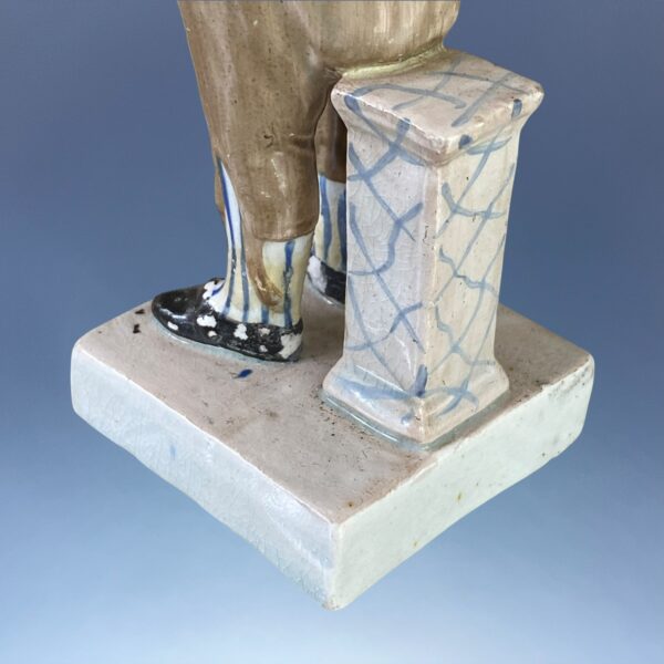 (Clearance)- Staffordshire Theatrical Figure of John Liston as Sam Swipes (af) - Image 9