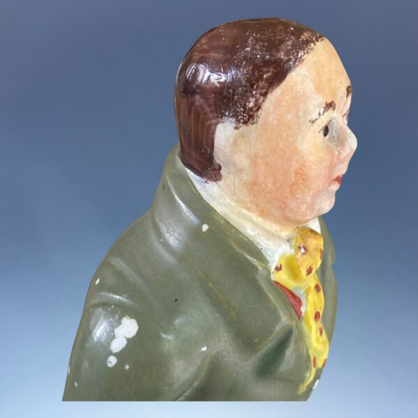 (Clearance)- Staffordshire Theatrical Figure of John Liston as Sam Swipes (af) - Image 7