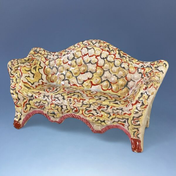 Very Unusual Staffordshire Miniature Regency Sofa C1830’s