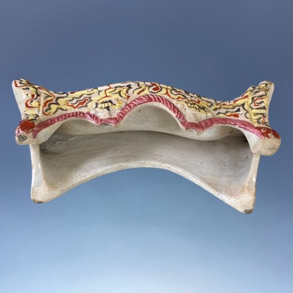 Very Unusual Staffordshire Miniature Regency Sofa C1830’s - Image 4