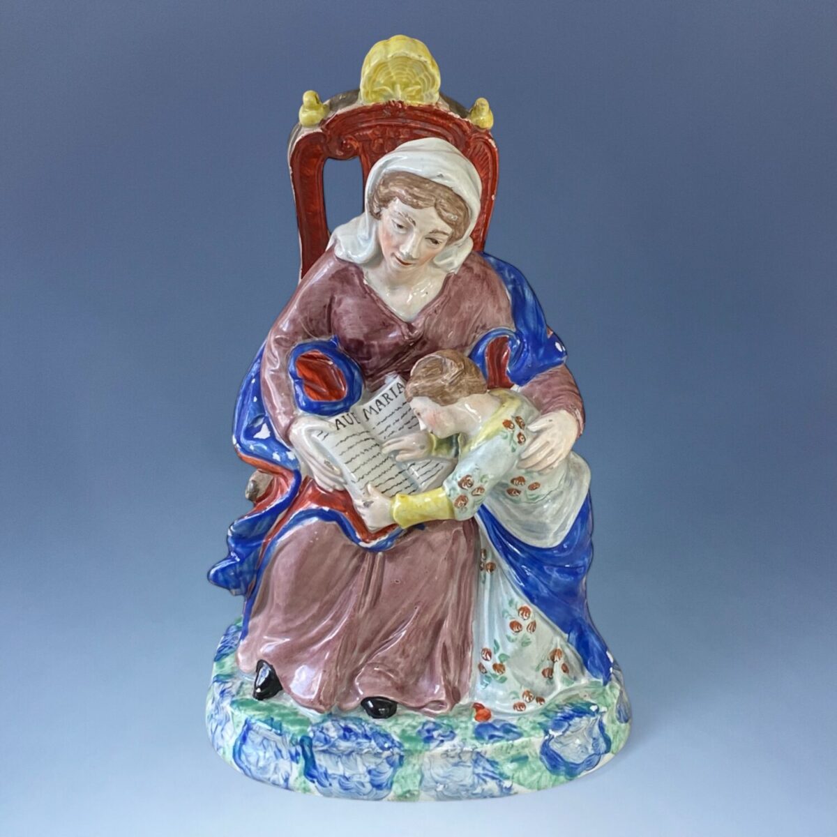 Early Staffordshire Figure – The Prudent Mother.