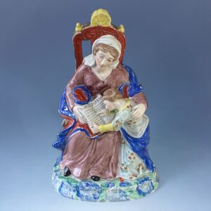 Early Staffordshire Figure - The Prudent Mother.