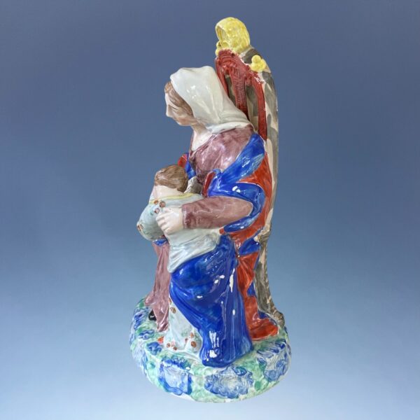 Early Staffordshire Figure - The Prudent Mother. - Image 8