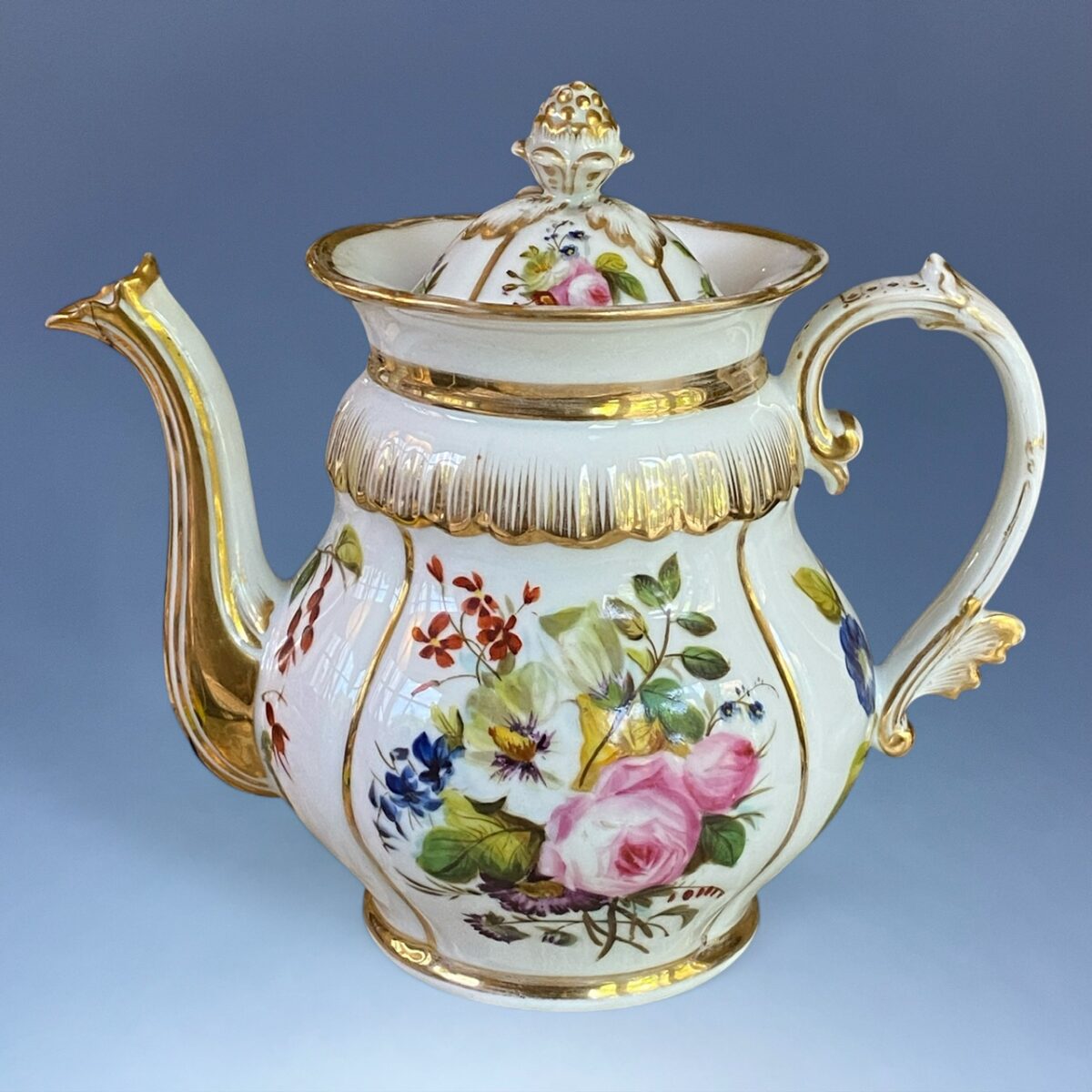 C19th Paris Porcelain – Large Teapot