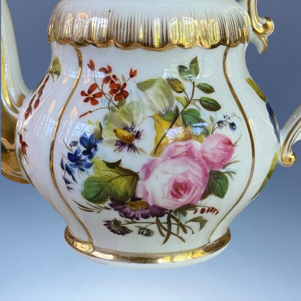 C19th Paris Porcelain - Large Teapot - Image 2
