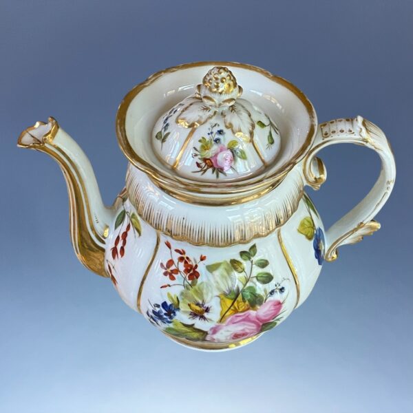 C19th Paris Porcelain - Large Teapot - Image 3