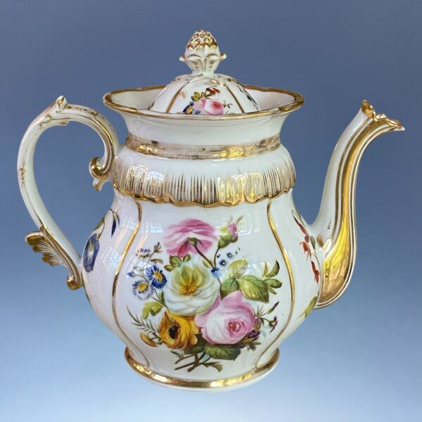 C19th Paris Porcelain - Large Teapot - Image 4