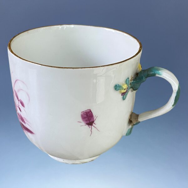 18th Century Meissen Coffee Cup & Saucer - Cockerel & Hen - Image 8