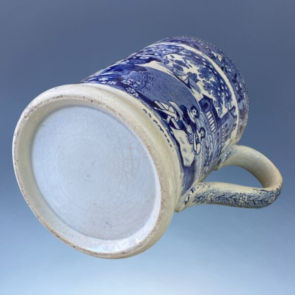 Staffordshire Blue & White ‘1 Pint’ Royal Arms Mug - Image 10