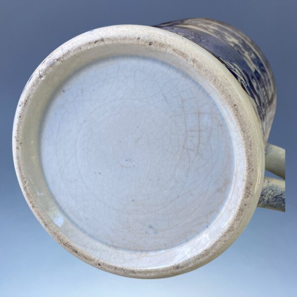 Staffordshire Blue & White ‘1 Pint’ Royal Arms Mug - Image 3