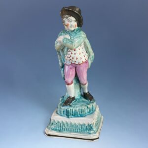 Staffordshire Pottery Figure - WINTER