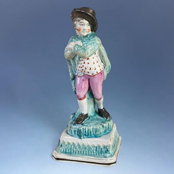 Staffordshire Pottery Figure - WINTER