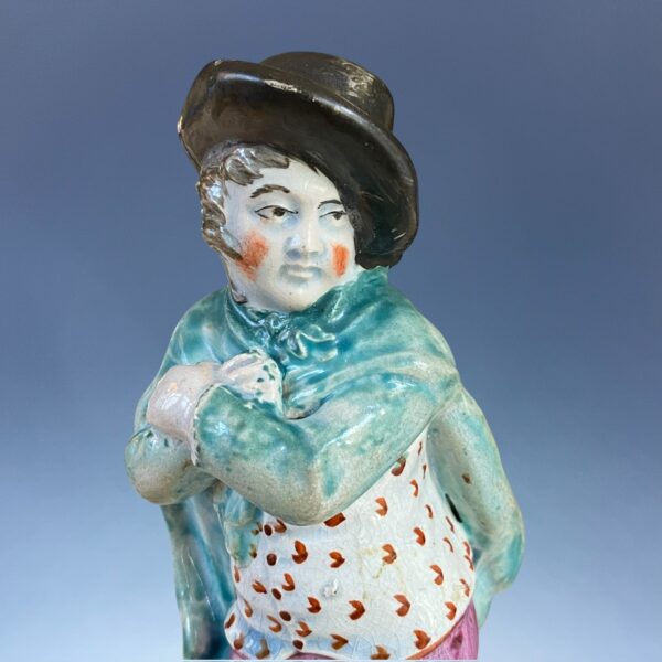 Staffordshire Pottery Figure - WINTER - Image 6