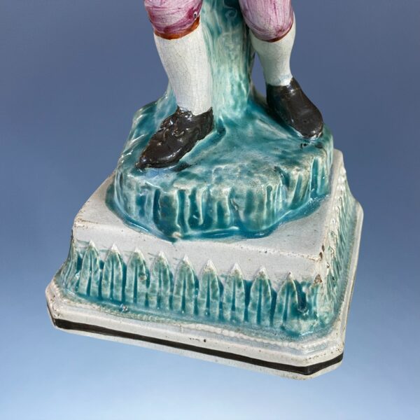 Staffordshire Pottery Figure - WINTER - Image 5